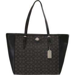 Shopper bag damskie: Coach TURNLOCK TOTE Torba na zakupy black