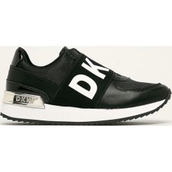 Dkny - Buty. Czarne buty sportowe damskie DKNY, bez wzorów, ze skóry, sportowe. W wyprzedaży za 299,90 zł.