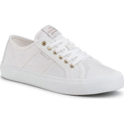 Tenisówki GANT - Pinestreet 20539516 White G29. Białe półbuty damskie GANT, bez wzorów, z gumy, bez zapięcia. Za 299,00 zł.