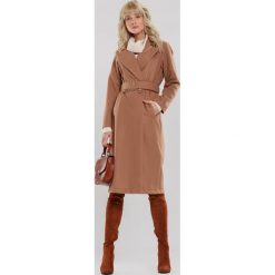 Ciemnobeżowy Płaszcz Redford. Brązowe płaszcze damskie Renee, s, eleganckie, długie. Za 199,99 zł.