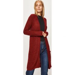 Only - Kardigan. Pomarańczowe swetry damskie ONLY, s, bez wzorów, z poliesteru. W wyprzedaży za 99,90 zł.
