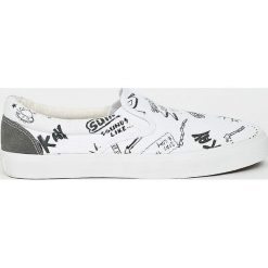 Pepe Jeans - Tenisówki Harry. Białe trampki męskie Pepe Jeans, bez wzorów, z jeansu, bez zapięcia. W wyprzedaży za 179,90 zł.