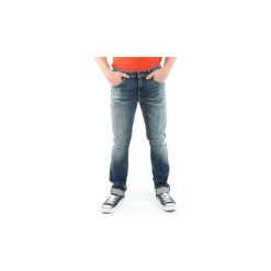 Jeansy slim fit Guess Męskie spodnie 21014D4G01 Mark. Niebieskie jeansy męskie relaxed fit marki Guess. Za 218,70 zł.