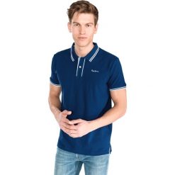 Pepe Jeans Mitch Polo Koszulka Niebieski. Niebieskie podkoszulki męskie s, z bawełny. Za 266,95 zł.
