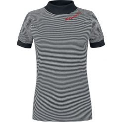 Bluzki damskie: Disturbia Mélancolie Tee Koszulka damska czarny/biały