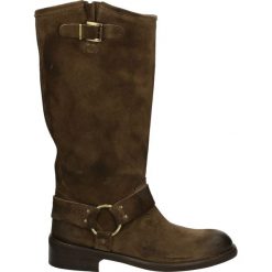 Botki - CRIST03 CA FA. Brązowe botki damskie na zamek Venezia, ze skóry. Za 599,00 zł.