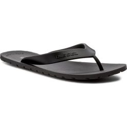 Japonki DIESEL - Splish Y00435 PR184 T8013 Black. Czarne sandały męskie Diesel, bez wzorów, z tworzywa sztucznego. W wyprzedaży za 129,00 zł.