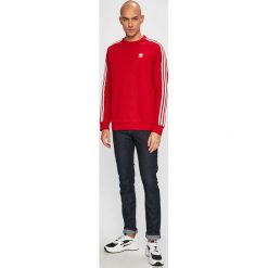 Adidas Originals - Bluza. Czerwone bluzy męskie adidas Originals, m, bez wzorów, z elastanu, z kapturem, bez rękawów, bez kaptura. Za 249,90 zł.