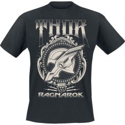 T-shirty męskie z nadrukiem: Thor Tag der Entscheidung - Thor Helmet T-Shirt czarny
