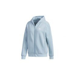 Bluzy adidas Bluza z kapturem Sport 2 Street Knit. Niebieskie bluzy sportowe damskie Adidas, xxs, bez wzorów, bez rękawów, z kapturem. Za 160,30 zł.