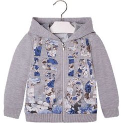 Bluza w kolorze szarym. Szare bluzy niemowlęce Mayoral, bez wzorów, z bawełny, bez rękawów, bez kaptura. W wyprzedaży za 104,95 zł.