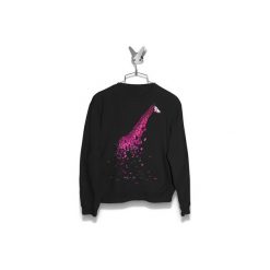 Bluza Rozsypująca się Żyrafa Damska. Czarne bluzy damskie Failfake, xs, bez wzorów, bez rękawów, bez kaptura. Za 160,00 zł.