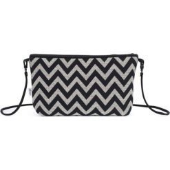 Torebki klasyczne damskie: Torebka w kolorze czarno-białym – (S)30 x (W)17 x (G)5 cm