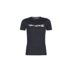 T-shirty z krótkim rękawem Teddy Smith TCLIP. Niebieskie t-shirty męskie marki Teddy Smith, s, bez wzorów, bez kołnierzyka, krótkie. Za 89,00 zł.