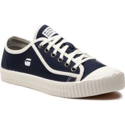 Trampki G-STAR RAW - Rovulc Hb Low D04350-8715-881 Dk Navy. Niebieskie półbuty męskie G-Star RAW, bez wzorów, z gumy, eleganckie, bez zapięcia. W wyprzedaży za 239,00 zł.