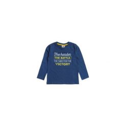 Bluzka chłopięca. Niebieskie t-shirty chłopięce TXM, bez wzorów, z bawełny, z długim rękawem. Za 12,99 zł.