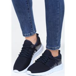 Granatowe Buty Sportowe Stories. Niebieskie buty sportowe damskie Born2be, z materiału. Za 59,99 zł.