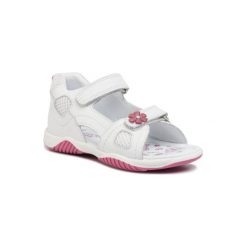 LASOCKI KIDS CI12-B737-02A Biały. Białe sandały dziewczęce Lasocki Kids, ze skóry, bez zapięcia. Za 99,99 zł.