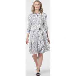 Marie Lund - Sukienka damska, niebieski. Niebieskie sukienki damskie Marie Lund, bez wzorów, klasyczne, z klasycznym kołnierzykiem, bez rękawów, rozkloszowane. Za 349,95 zł.