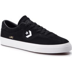Tenisówki CONVERSE - Louie Lopez Pro Ox 163261C Black/Black/White. Czarne półbuty męskie Converse, bez wzorów, ze skóry, bez zapięcia. W wyprzedaży za 229,00 zł.
