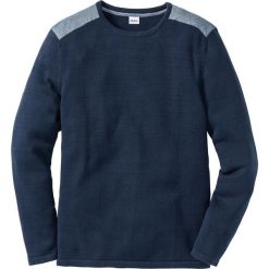 Swetry klasyczne męskie: Sweter Regular Fit bonprix ciemnoniebieski