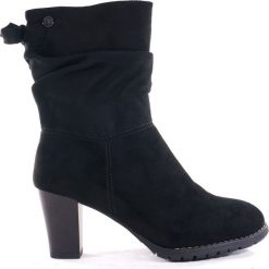 BOTKI DAMSKIE TS 1171Z07 CZA. Botki damskie T. Sokolski, z materiału, bez obcasa, bez zapięcia. Za 119,00 zł.