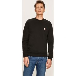 Tommy Hilfiger - Bluza. Czarne bluzy męskie TOMMY HILFIGER, s, bez wzorów, z bawełny, z okrągłym kołnierzem, bez rękawów, bez kaptura. W wyprzedaży za 349,90 zł.
