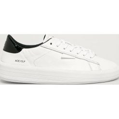 D.A.T.E. - Buty skórzane Ace Calf. Białe buty sportowe damskie D.A.T.E., bez wzorów, ze skóry, sportowe. Za 719,90 zł.