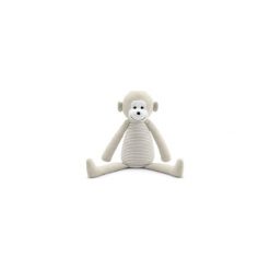 Przytulanki i maskotki: BELLYBUTTON Przytulanka Małpka white/taupe striped