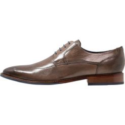Melvin & Hamilton Eleganckie buty rio stone/navy. Szare buty wizytowe męskie marki Melvin & Hamilton, ze skóry, na sznurówki. Za 549,00 zł.