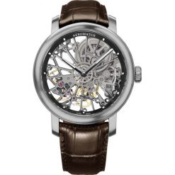 Zegarki męskie: Zegarek męski Aerowatch Renaissance Big Mechanical Skeleton 50931.AA07