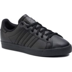 Buty adidas - Coast Star J EE9700 Cblack/Cblack/Gresix. Czarne półbuty dziewczęce Adidas, na sznurówki. W wyprzedaży za 169,00 zł.