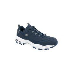 Buty Skechers D'Lites 52675-NVY. Szare trampki męskie Skechers, bez wzorów, bez zapięcia. Za 269,99 zł.