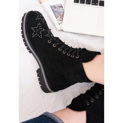Czarne Traperki Wake Up Little. Czarne buty zimowe damskie vices. Za 64,99 zł.