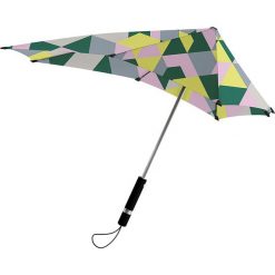 Parasole: Parasol „Automatic” w kolorze szaro-jasnoróżowym – 91 x 91 cm