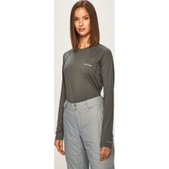 Columbia - Longsleeve. Zielone topy damskie Columbia, s, bez wzorów, z elastanu, z długim rękawem, omni-heat (columbia). W wyprzedaży za 129,90 zł.
