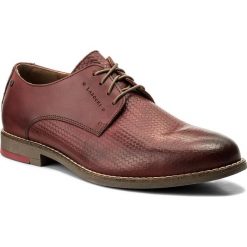 Derby męskie: Półbuty LASOCKI FOR MEN - MB-LEGO-02 Czerwony