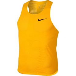 Koszulka Nike VaporKnit London Tank M Żółty. Żółte koszulki męskie Nike, m, bez wzorów, z tkaniny, bez kołnierzyka, bez rękawów, do biegania. Za 234,99 zł.