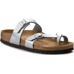 Japonki BIRKENSTOCK - Mayari 0071083 Silver. Szare klapki damskie Birkenstock, bez wzorów, ze skóry ekologicznej, bez obcasa. W wyprzedaży za 189,00 zł.