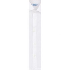 Mayoral - Koszula dziecięca 68-98 cm. Szare koszule chłopięce marki Mayoral, z bawełny, z klasycznym kołnierzykiem, z krótkim rękawem. Za 84,90 zł.