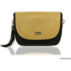 TOREBKA PURO VIEW 2360 OLD GOLD SHIMMER. Torebki klasyczne damskie Pakamera, bez wzorów, eleganckie, na ramię, bez dodatków. Za 269,00 zł.