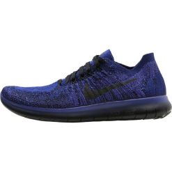 Nike Performance FREE RUN FLYKNIT 2 GS Obuwie do biegania neutralne deep royal blue/black/persian violet/pink blast/hyper grape. Niebieskie buty do biegania damskie marki Nike Performance, z gumy. W wyprzedaży za 281,40 zł.