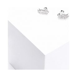 Kolczyki damskie: Srebrne Kolczyki Swans
