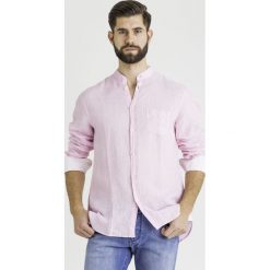 KOSZULA trussardi jeans. Koszule męskie Trussardi Jeans, s, bez wzorów, z jeansu, eleganckie, bez kołnierzyka, bez rękawów. Za 509,00 zł.