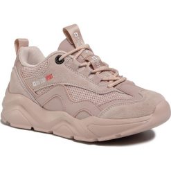 Sneakersy BIG STAR - FF274960 Light Pink. Różowe półbuty damskie BIG STAR, na co dzień, bez wzorów, ze skóry ekologicznej, retro, bez obcasa, bez zapięcia. Za 209,00 zł.