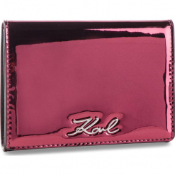 Duży Portfel Damski KARL LAGERFELD - 86KW3217 Plum. Czerwone portfele damskie KARL LAGERFELD, ze skóry ekologicznej. Za 509,00 zł.