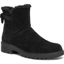 Kozaki GEOX - J Casey G.Wpf A J94AFA 00022 C9999 D Black. Czarne kozaki damskie Geox, ze skóry, bez obcasa, bez zapięcia. W wyprzedaży za 259,00 zł.