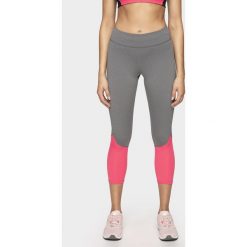 Legginsy treningowe damskie. Legginsy damskie 4f, bez wzorów, z dzianiny. Za 129,99 zł.