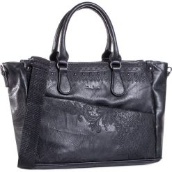 Torebka DESIGUAL - 20WAXP82 2000. Czarne torebki klasyczne damskie Desigual, bez wzorów, ze skóry ekologicznej, klasyczne, na ramię, bez dodatków. Za 299,00 zł.