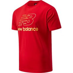 NEW BALANCE > MT03503REP. Żółte koszulki męskie New Balance, xl, bez wzorów, z dzianiny, street, bez kołnierzyka, bez rękawów. Za 129,99 zł.